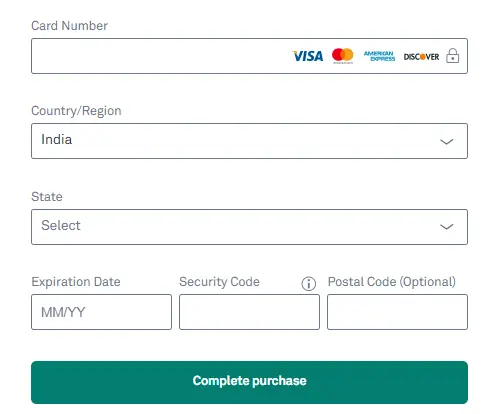 Grammarly Payment